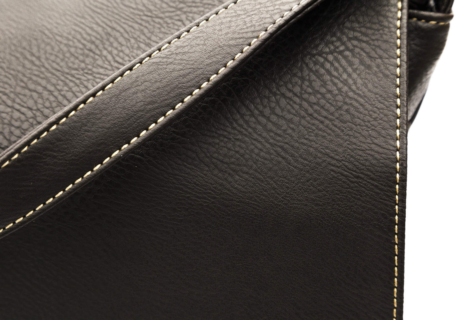 Simple Durable Soft Leather Mens Laptop Business Shoulder Messenger Bag on Luulla